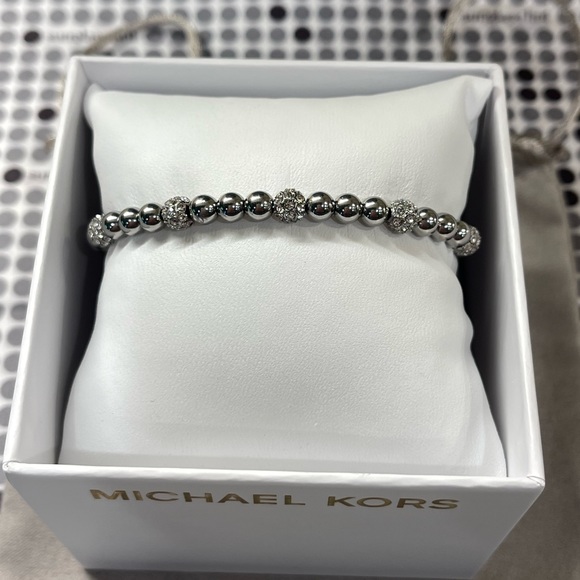 ❌SOLD❌✨ Brand New Ladies Michael Kors Stainless Steel Brilliance Bracelet ✨ - Picture 2 of 7